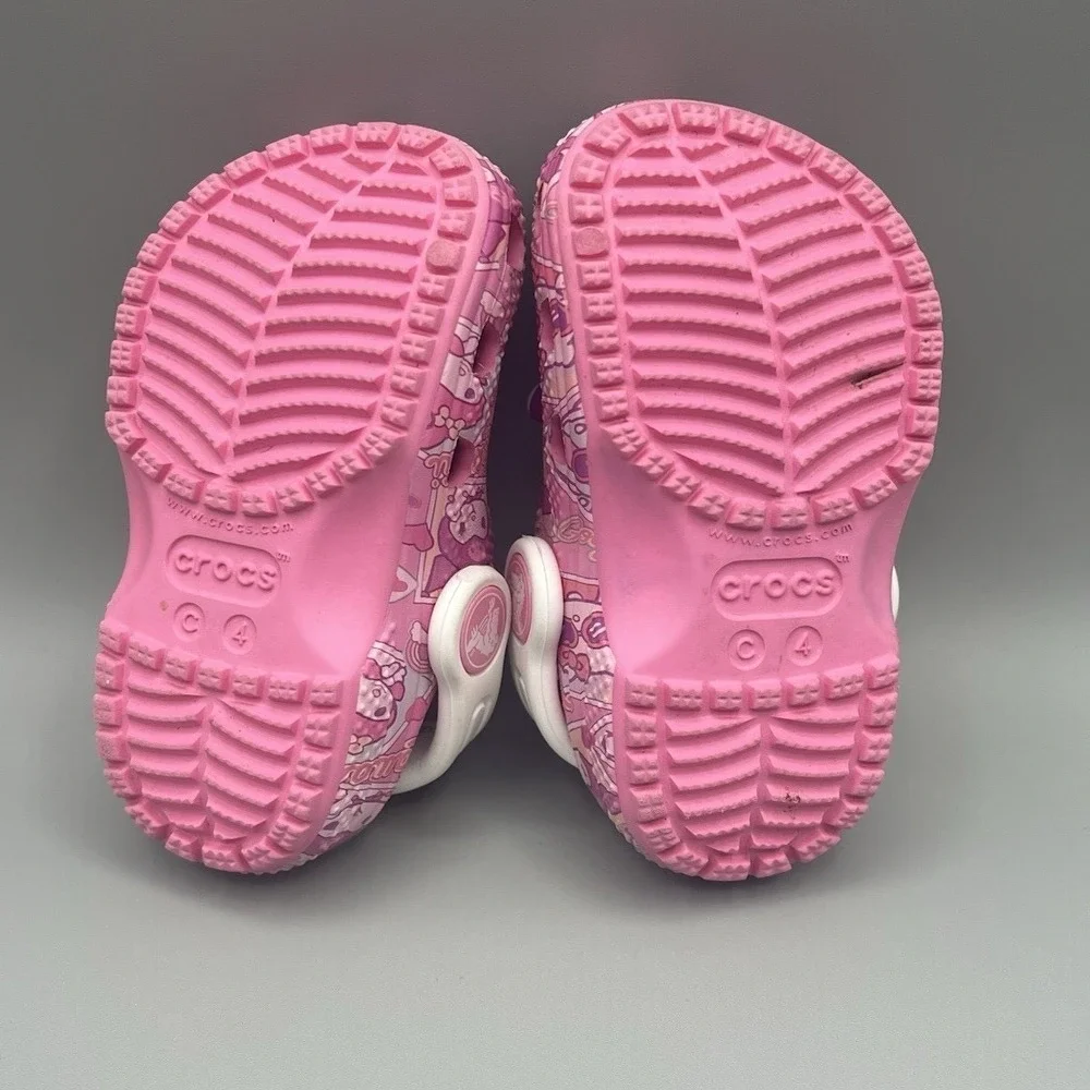 Crocs‎ x Sanrio Hello Kitty and Friends Pink Clogs - Toddler Baby Size 4